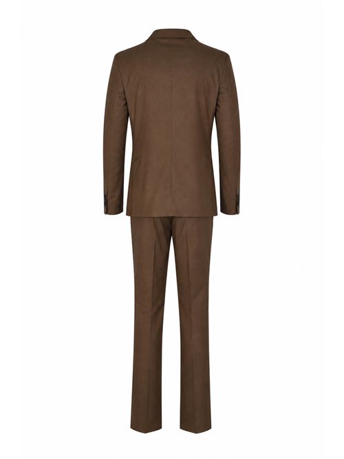 Abito monopetto in cotone Marrone L.B.M. 1911 | 64189 36832